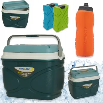 Lednice Velká turistická lednice Pinnacle 20L Modrá + 2 chladicí vložky 330ml + lahev na pití