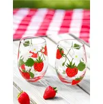 Sinsay - Sada 2 sklenic - červená - 063EQ-33X - 063EQ-33X-ONE