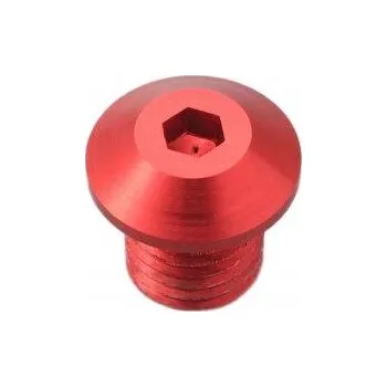 Zrcátko pro motocykl Kryt zrcátka pravého, červený DAYTONA, závit M10 x 1.25