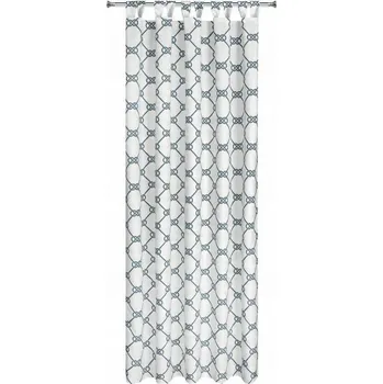 Zahradní závěs 155x220 cm bílý s vázáním