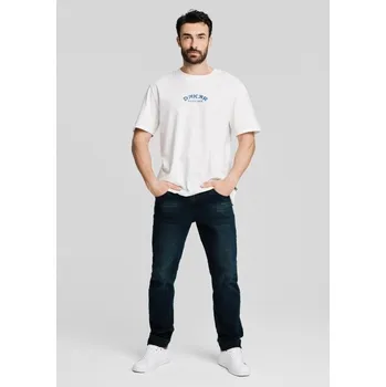 Moto oblečení DIVERSE (2025) TRIČKO DKR VINT B OFF BÍLÉ BARVY VELIKOST XL