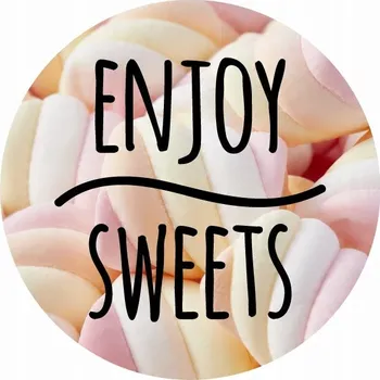 samolepka Ozdobné samolepky 10 kusů EKO marshmallow