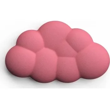 Ergonomická opěrka zápěstí před myš 15 x 9 cm Tvar obláčku Paměťová pěna Podpora ruky při práci s počítačovou myší červená