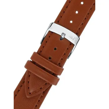 Módní doplněk Kožený řemínek Morellato Edera 5804419.041 M, hnědý, ekokůže - 20 mm