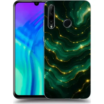 Pouzdro na mobilní telefon Picasee silikonový průhledný obal pro Honor 20 Lite - Emerald