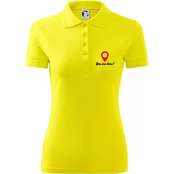 You are here - Polokošile dámská Pique Polo - XL ( Citrónová )