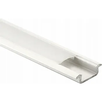 LED páska REJS LUMINO HLINÍKOVÝ ZÁPUSTNÝ PROFIL + KRYT PRO LED PÁSEK BÍLÝ 1 METR