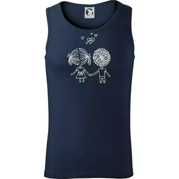 Love Kluk - Holka - Tílko pánské Core - 2XL ( Námořní modrá (velmi tmavá - téměř černá) )