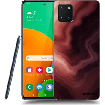 Pouzdro na mobilní telefon Picasee silikonový průhledný obal pro Samsung Galaxy Note 10 Lite N770F - Rouge