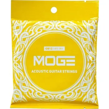 Příslušenství pro strunný nástroj STRUNY PRO AKUSTICKOU KYTARU MOGE GB12 LIGHT 12-53 VYMĚNIT ZA LEVNÉ