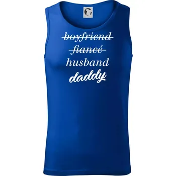 Partnerské triko nastávající rodiče - Tílko pánské Core - M ( Královská modrá )