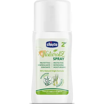 Repelent CHICCO ochranný a osvěžující sprej proti komárům 95% přírodních složek 100ml, 2m+