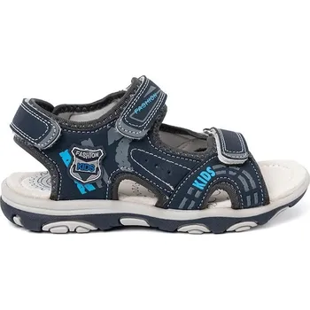 Dívčí sandály Trendy dětské tmavě modré sandály bez podpatku 28