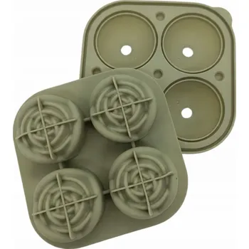 Tvořítko na led FORMIČKA NA LED SILIKONOVÁ NÁDOBA S VÍKEM NA LED KOSTKY XXL