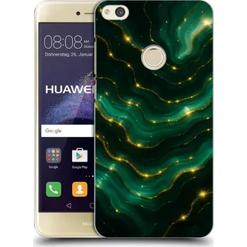 Pouzdro na mobilní telefon Picasee silikonový průhledný obal pro Huawei P9 Lite 2017 - Emerald