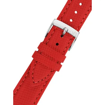 Řemínek na hodinky Textilní řemínek Morellato Diving 5618A05.083 M, červený - 24 mm