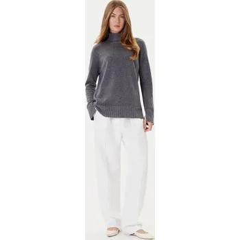 Dámský svetr TWINSET Rolák 252TP3582 Šedá Loose Fit S