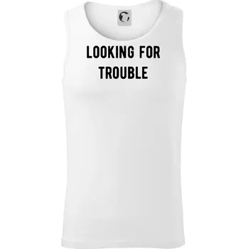Párové triko - Looking for trouble - Tílko pánské Core - S ( Bílá )