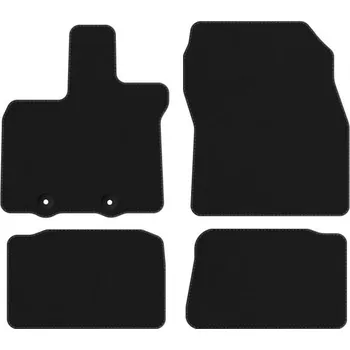 autokoberec Koberce Edecor velurové 4 ks