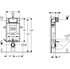 Podomítková nádrž a konstrukce Geberit Kombifix Eco 110.302.00.5