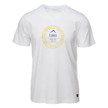 Pánské tričko Pánské Tričko s krátkým rukávem ELBRUS ANDREI II M000149870 – Bílá M