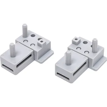 Sada rohových konektorů FlexFrame v šedé barvě