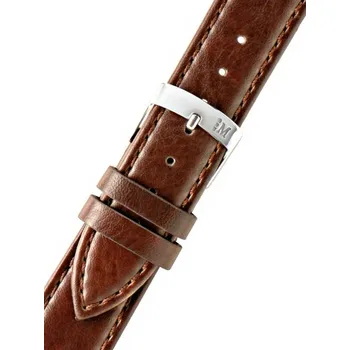 Módní doplněk Kožený řemínek Morellato Gelso 4219A97.032 M, hnědý, ekokůže - 20 mm