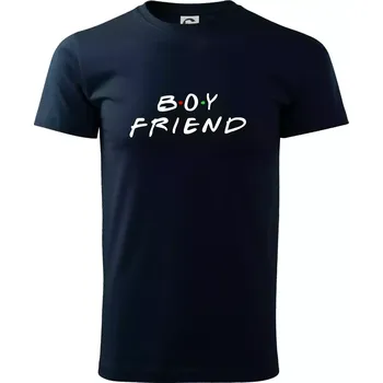Pánské tričko Boy Friend - Triko extra velké (5-8XL) - 7XL ( Námořní modrá (velmi tmavá - téměř černá) )