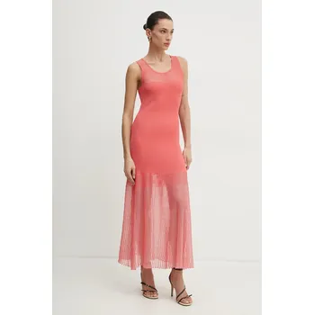 Dámské šaty Šaty Pinko růžová barva, maxi, 104802 A2GJ 104802.A2GJ 38X, vel. S