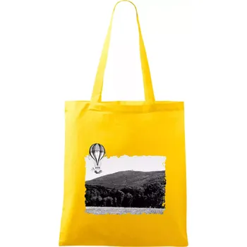 Retro Čerchov - Taška bavlněná - 42 x 38 cm ( Žlutá )