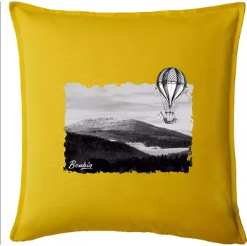 Polštář Retro Boubín - Polštář 50x50 - 50x50 - Pouze potah ( Žlutá )