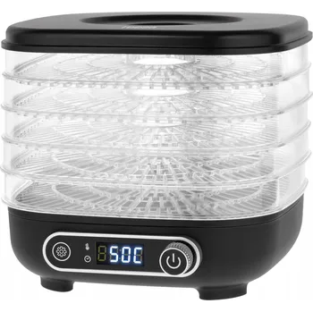 Sušička potravin Sušička hub zeleniny ovoce 300W 5 sít termocirkulační displej Teesa