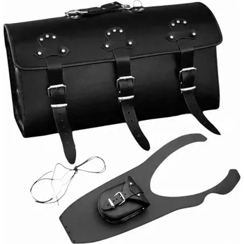 Zavazadlo na motocykl Popruh na nádrž Yamaha Drag Star 1100 + Kožená motocyklová brašna/kufr