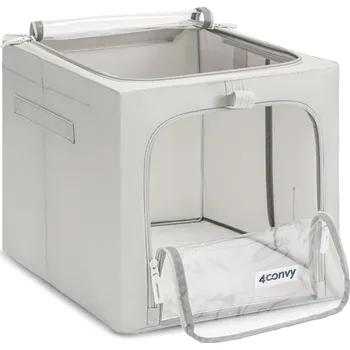 Úložný box Obal taška organizér krabička na oblečení povlečení hračky 40L rám