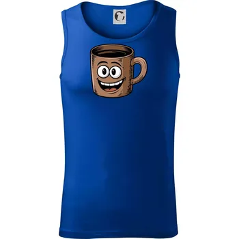 Parové triko - Hrnek a káva - Tílko pánské Core - 2XL ( Královská modrá )