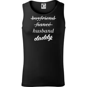 Partnerské triko nastávající rodiče - Tílko pánské Core - S ( Černá )