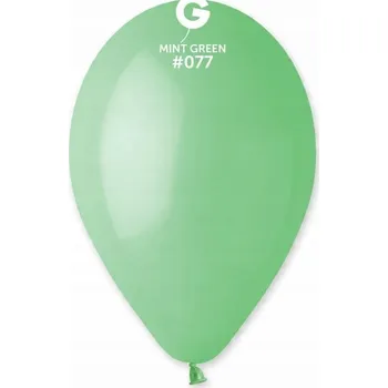 Balónek Pastelové balónky mátově zelené #077 30 cm 3 ks Gemar