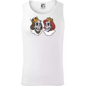 King and Queen lebky - Tílko pánské Core - XL ( Bílá )