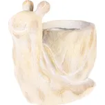 Obal na květináč šnek magnesium 17 x 30 x 26 cm