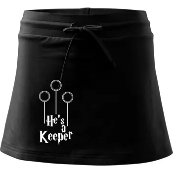 Dámská sukně Hes a keeper - Sportovní sukně - two in one - M ( Černá )