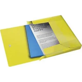 Archivační box Box na spisy s gumičkou "Colour'Ice", žlutá, 25 mm, PP, A4, ESSELTE,rychlé dodání