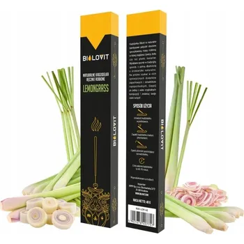 Vonná tyčinka Přírodní indické vonné tyčinky Bilovit Lemongrass 40g