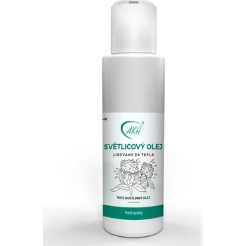 Rostlinný olej AKH SVĚTLICOVÝ OLEJ lisovaný za tepla 200 ml