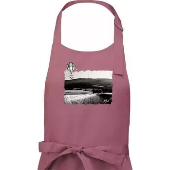 Kuchyňská zástěra Retro Kleť - Pánská zástěra na vaření - Univerzální velikost ( Starorůžová )