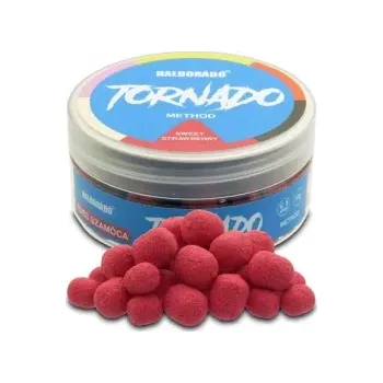 Boilies HALDORADO Tornado Method Sladká jahoda 30g 6-8mm