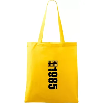 Limited edition 1985 pruh - Taška bavlněná - 42 x 38 cm ( Žlutá )