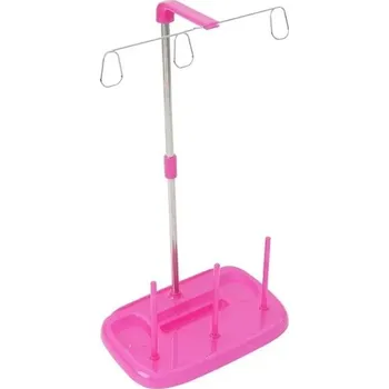 Příslušenství k šicímu stroji Plastový kuželový držák nití pro šicí, overlockové a sergerové stroje Odolný stojan na cívky pro domácí i průmyslové použití při šití růžová