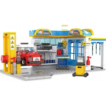 ostatní stavebnice STAVEBNICE COGO AUTO DÍLNA 467 DÍLŮ 4222