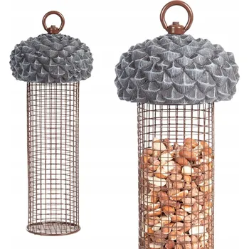 Pro ptáka Závěsné krmítko pro ptáky na ořechy a zrní, 28 cm, ve tvaru žaludu