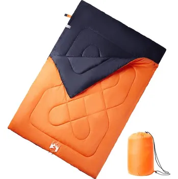 Spacák OMAXI Dvojitý spací pytel s polštáři pro dospělé 3–4 roční období 383265